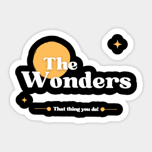 The wonders Sticker